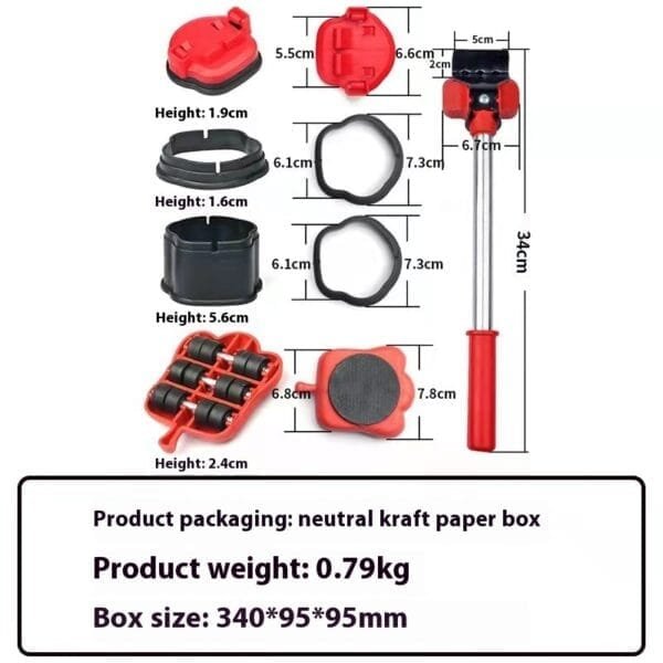 Portable Heavy Object Moving Tool - Image 2