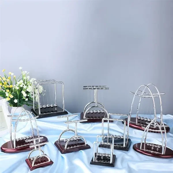 QWC Newton's Cradle Balance Ball – Modern Miniature Home & Office Decor - Image 19