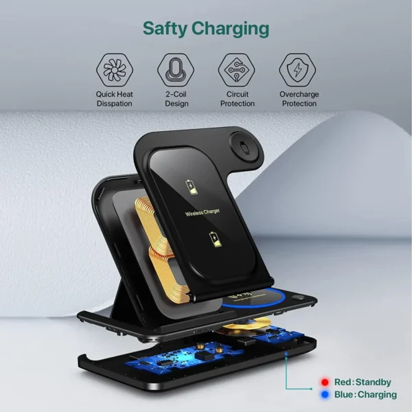 3-in-1 Wireless Charger – Fast & Safe Charging for Your Devices - Image 12