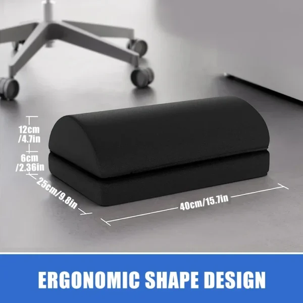 Ergonomic Foot Rest Under Desk – Memory Foam Support for Office & Home - Image 6