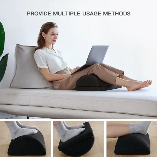 Ergonomic Foot Rest Under Desk – Memory Foam Support for Office & Home - Image 4