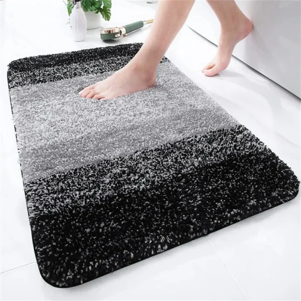 Olanly Luxury Bath Mat – Available in U-Shaped and Rectangular Designs! Extra Soft and Absorbent Microfiber Bathroom Rugs - Image 13