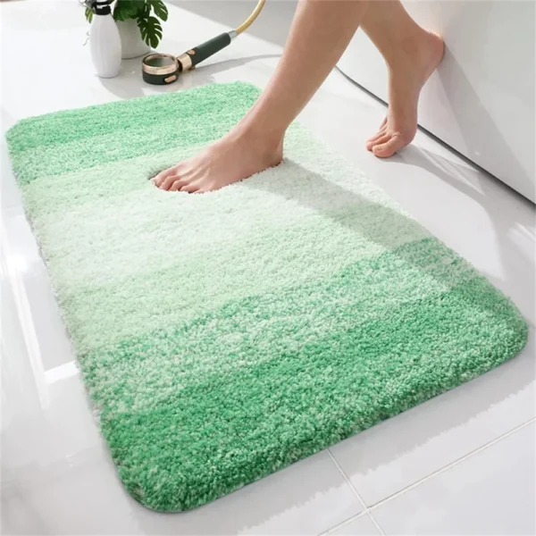 Olanly Luxury Bath Mat – Available in U-Shaped and Rectangular Designs! Extra Soft and Absorbent Microfiber Bathroom Rugs - Image 7