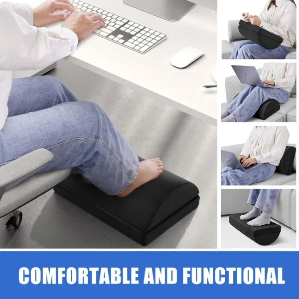 Ergonomic Foot Rest Under Desk – Memory Foam Support for Office & Home - Image 14