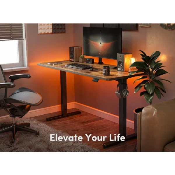 ANGDUO Electric Height Adjustable Standing Desk – Ergonomic Sit-Stand Workstation - Image 3