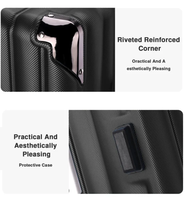 YYW Aluminum Frame Spinner Carry-On – 20” Secure Travel Suitcase - Image 12