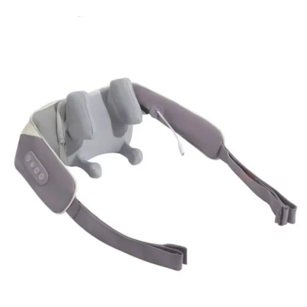 Meksco Heated Infrared Kneading Massager – Neck, Shoulder & Back Relief with Wireless Remote Control