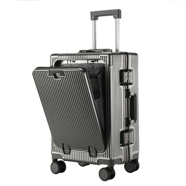YYW Aluminum Frame Spinner Carry-On – 20” Secure Travel Suitcase - Image 3