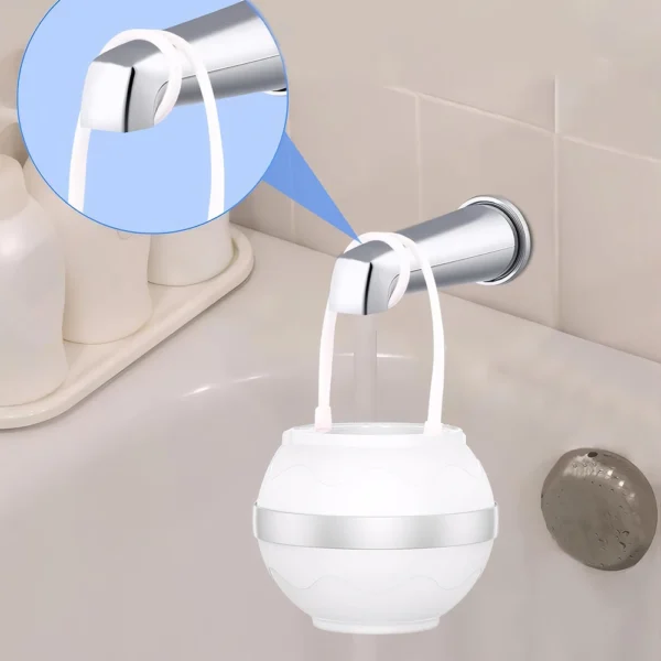 Meksco PureBath Chlorine Filter Ball – Bathtub Water Filter for Softer, Healthier Skin - Image 9
