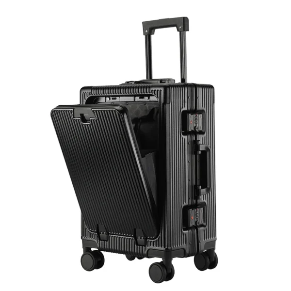 YYW Aluminum Frame Spinner Carry-On – 20” Secure Travel Suitcase - Image 4