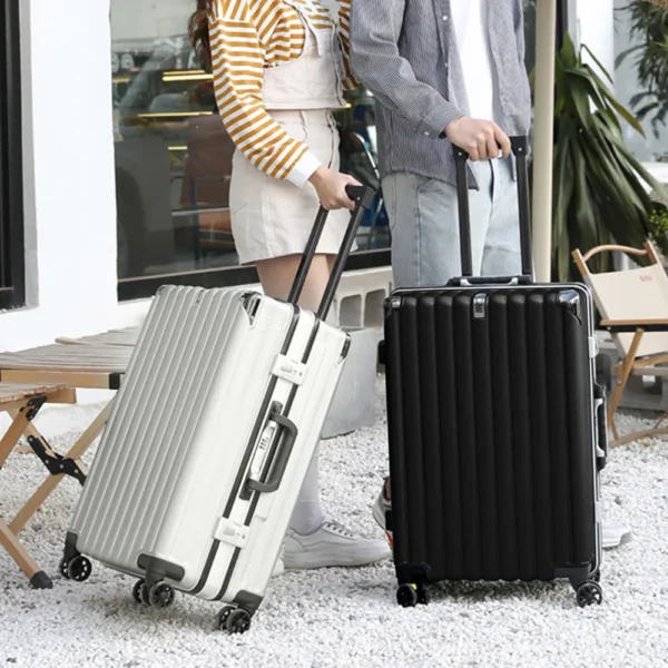 YYW Aluminum Frame Spinner Carry-On – 20” Secure Travel Suitcase - Image 2